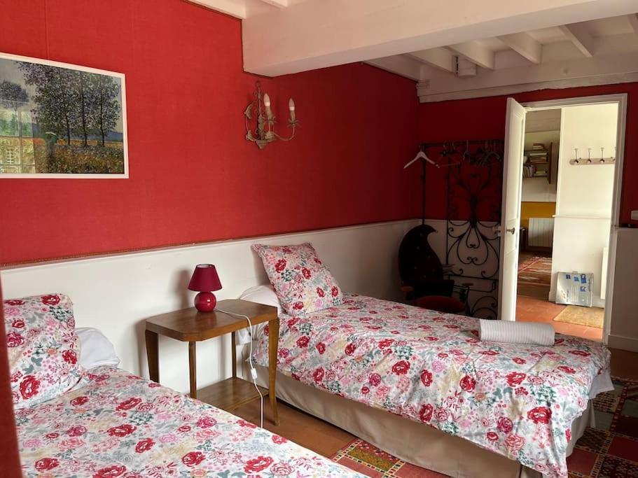 Le Colombage, Jolie Longere Pres De Giverny Eure Hardencourt-Cocherel Eksteriør bilde